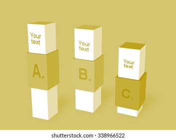 creative vector infographic column