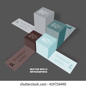 creative vector infographic columns