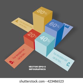 creative vector infographic columns