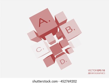 creative vector infographic perspective columns