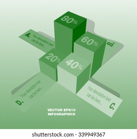 creative vector infographics columns