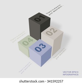 creative vector infographics columns