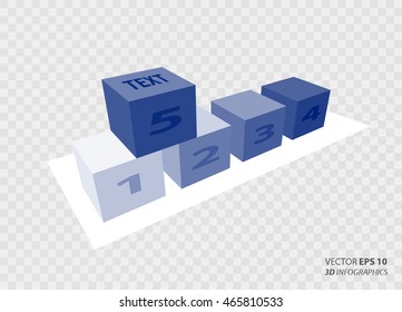 creative vector infographics cubes