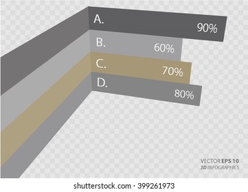 creative vector infographics line graph