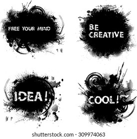 Creative Vector Inspirational Poster with Motivational Quote 