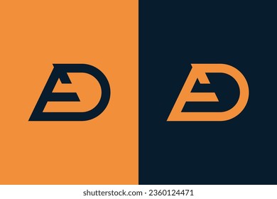 Creative Vector Letter A D Minimal and Trendy Professional Logo Design