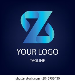 creative vector letter z logo design, company logo, z symbol and sign