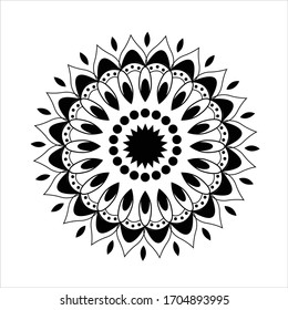 Creative vector line art typography design