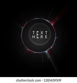 Creative vector lines and abstract art circle designs