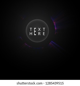 Creative vector lines and abstract art circle designs