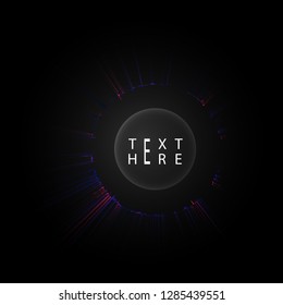 Creative vector lines and abstract art circle designs