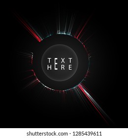 Creative vector lines and abstract art circle designs