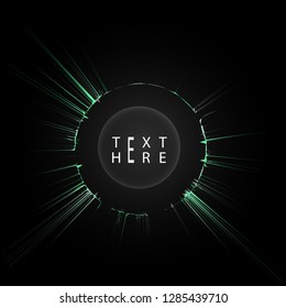 Creative vector lines and abstract art circle designs