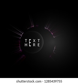 Creative vector lines and abstract art circle designs