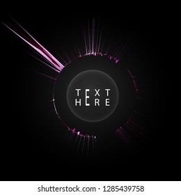 Creative vector lines and abstract art circle designs
