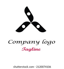 Creative Vector logo design with illustration, abstract, template, corporate, modern concept, technology, medical etc.