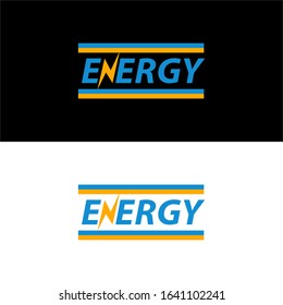 Creative vector logo design template, for refueling, batteries, power company