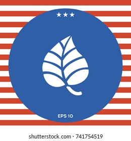 Creative vector logo - leaf. Element for your design