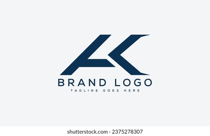 Logotipos vectoriales creativos con la letra AK