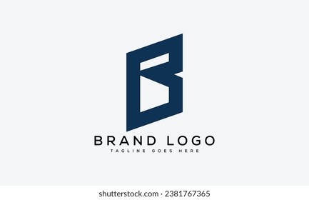 Creative vector logos with the letter BI