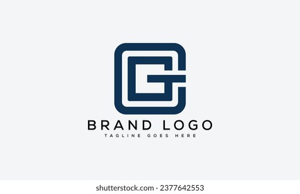 Creative vector logos with the letter CG