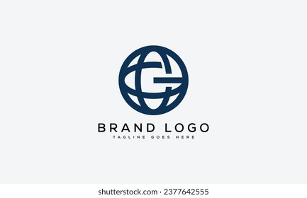 Logotipos vectoriales creativos con la letra CG