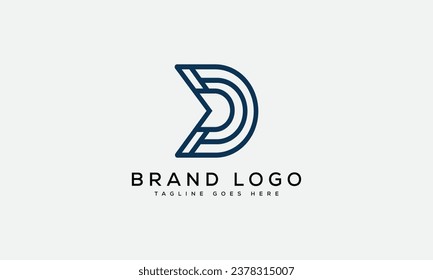 Creative vector logos with the letter D