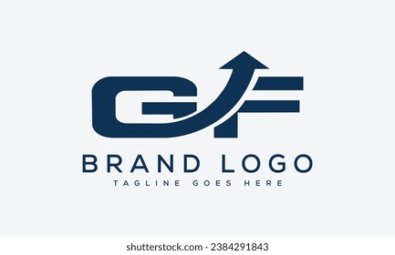 Creative vector logos with the letter GF