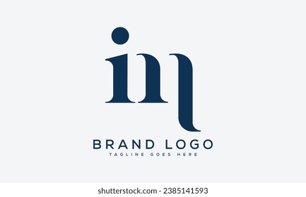 Creative vector logos with the letter IM