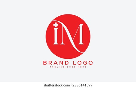 Creative vector logos with the letter IM