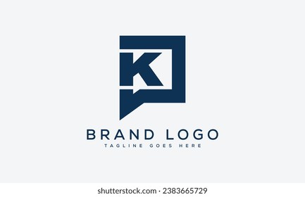 Logotipos vectoriales creativos con la letra K