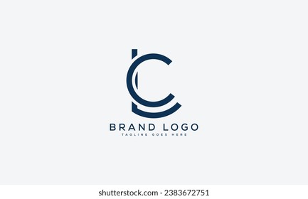 Logotipos vectoriales creativos con la letra LC