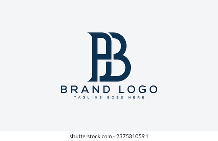Creative vector logos with the letter PB