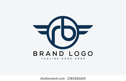 Creative vector logos with the letter RB