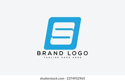 Logotipos vectoriales creativos con la letra S