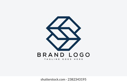 Logotipos vectoriales creativos con la letra S