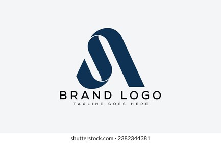 Creative vector logos with the letter SA