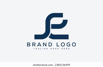 Creative vector logos with the letter SE