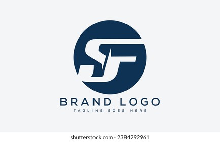 Creative vector logos with the letter SF