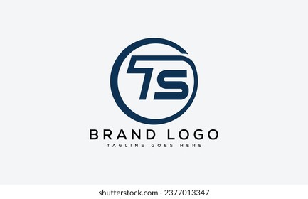 Creative vector logos with the letter TS