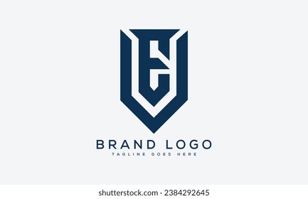 Creative vector logos with the letter VE