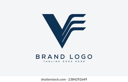 Creative vector logos with the letter VE