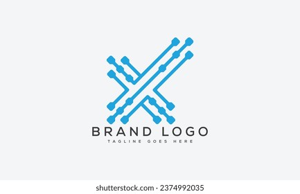 Creative vector logos with the letter X