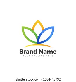 Creative vector lotus beauty logo design template Vector illustration
