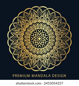 Creative vector mandala background design
