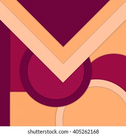 Creative vector material design background for concept layout template.