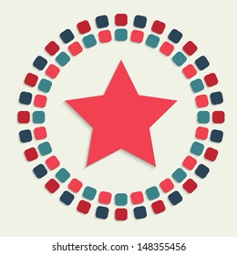 creative vector mosaic icon