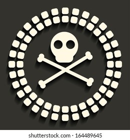 creative vector mosaic icon