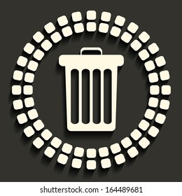 creative vector mosaic icon