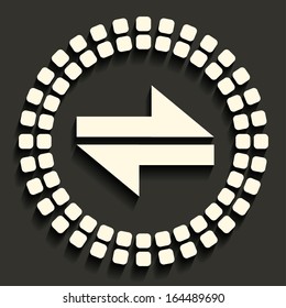 creative vector mosaic icon